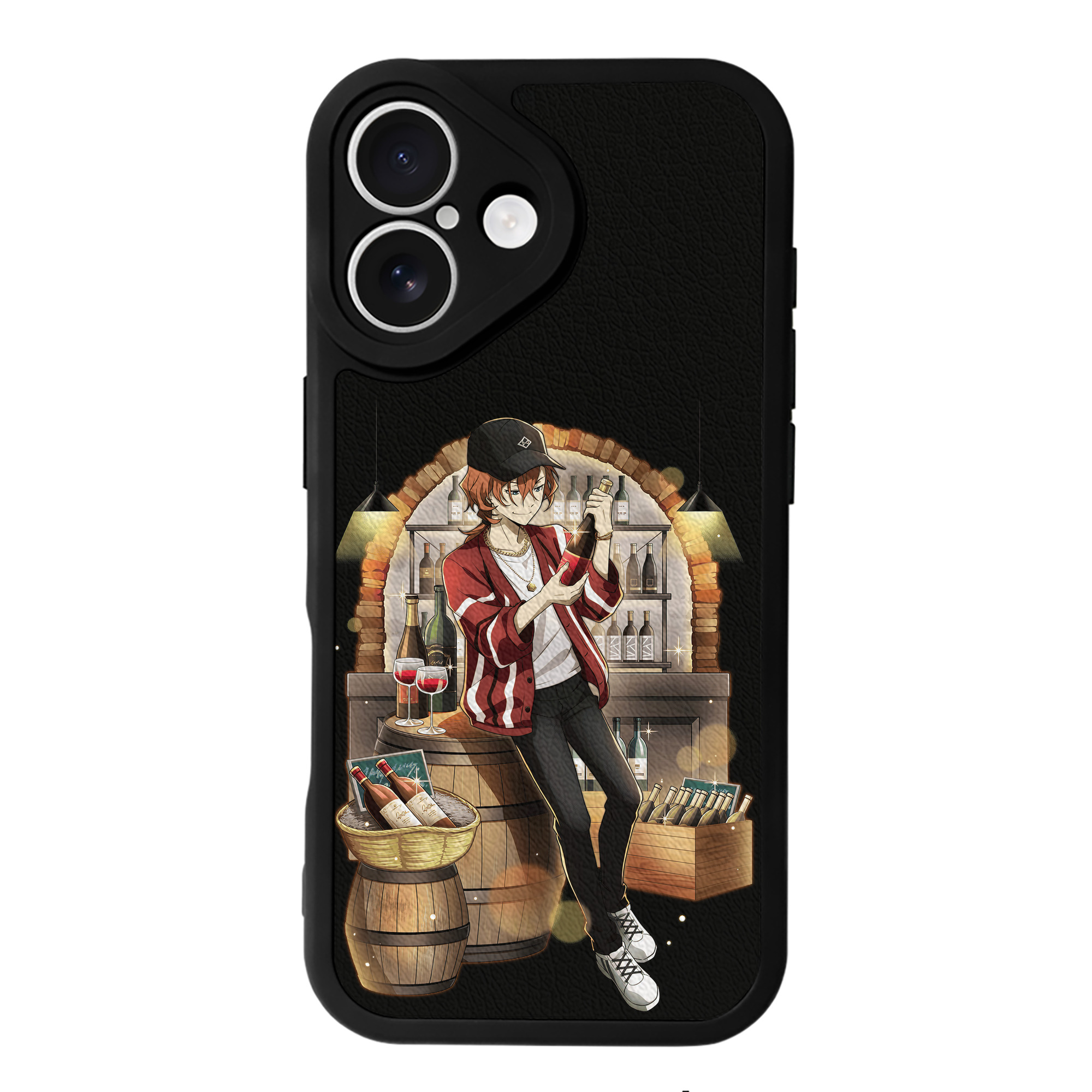 （画像用） 文豪ストレイドッグス Bungo Stray Dogs 【iPhone 16シリーズ対応】シリコンスマホケース（レザー調） 材質：シリコン